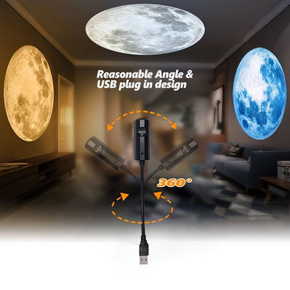 Rotatable Moon Lamp Projector